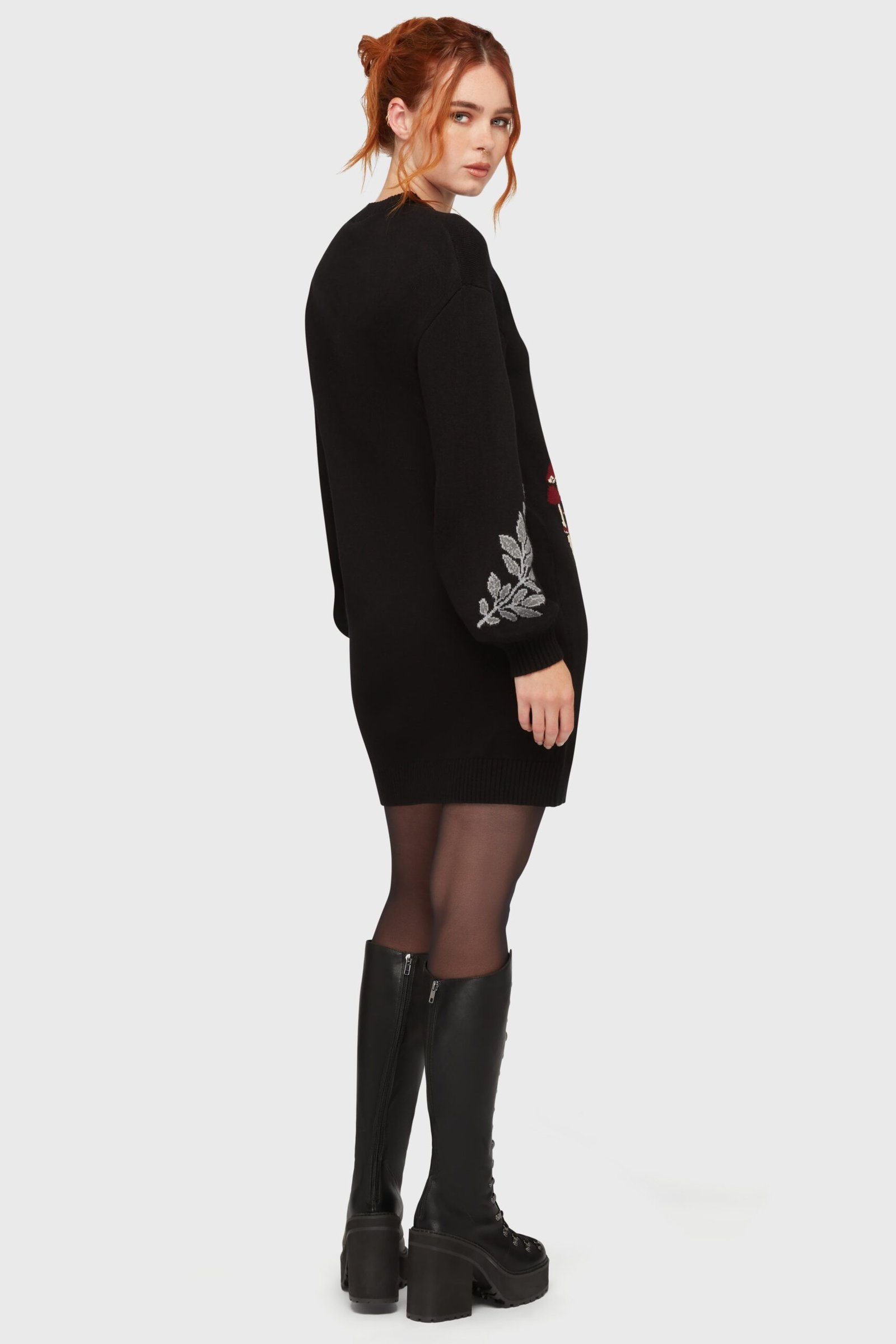 Bitter Morelle Sweater Dress - Image 5