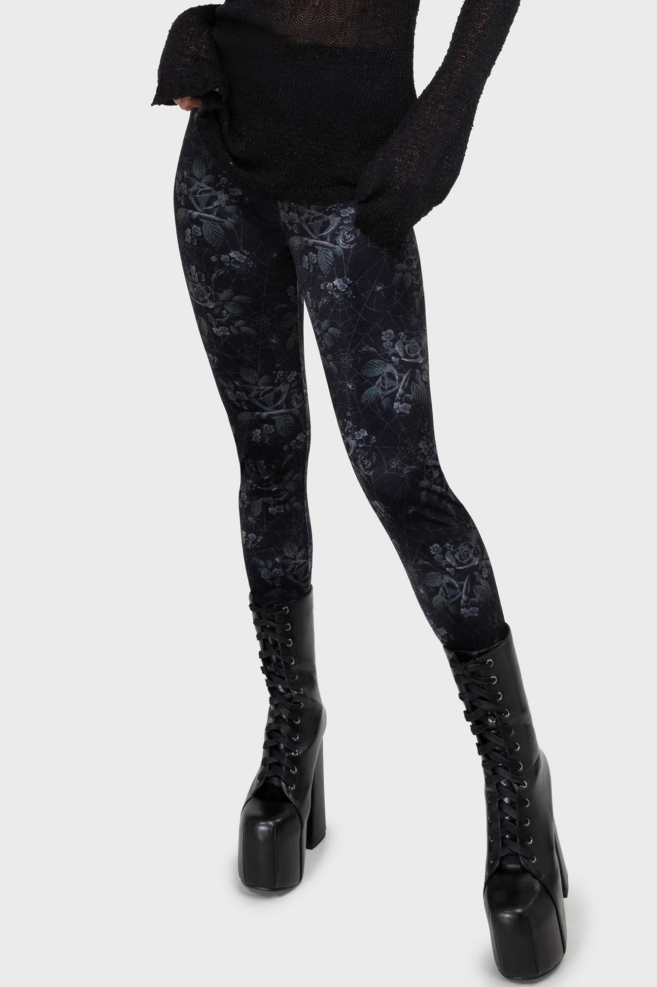 Midnight Rose Leggings - Image 2