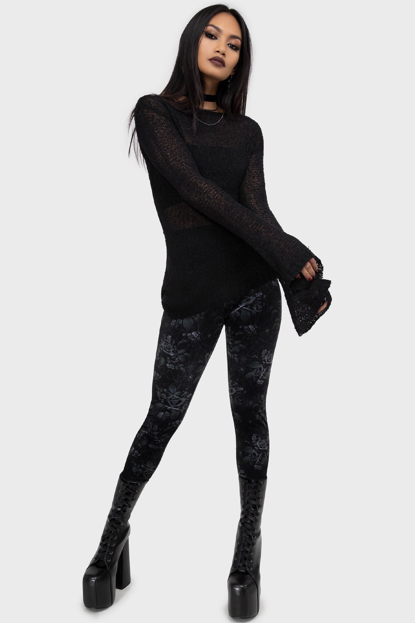 Midnight Rose Leggings - Image 3