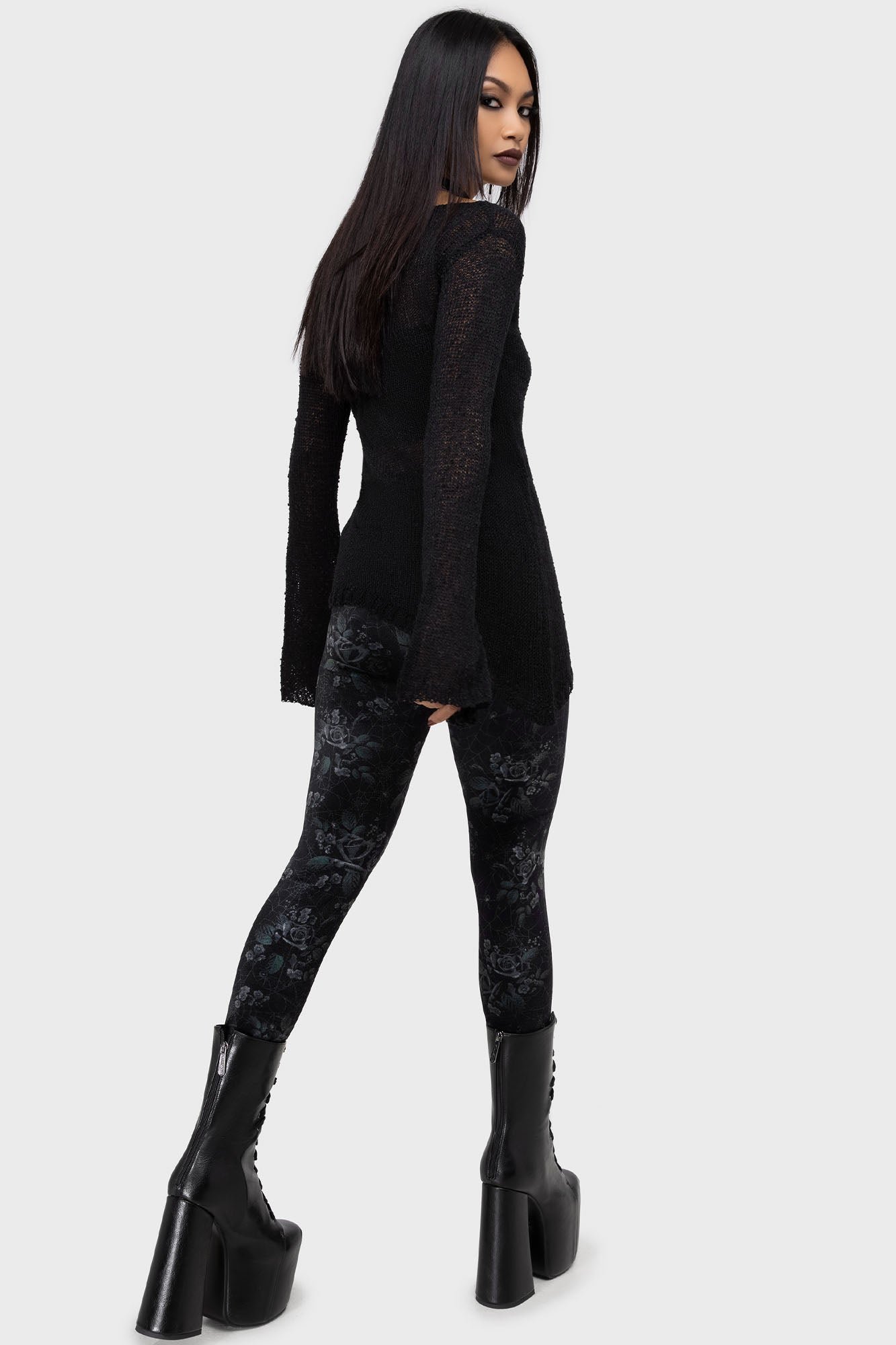 Midnight Rose Leggings - Image 5